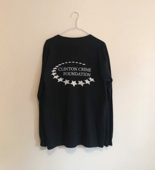 CRIME FOUNDATION LONG SLEEVE (White or Black)